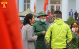 Nụ cười của những tân binh Hà Nội trong ngày hội tòng quân